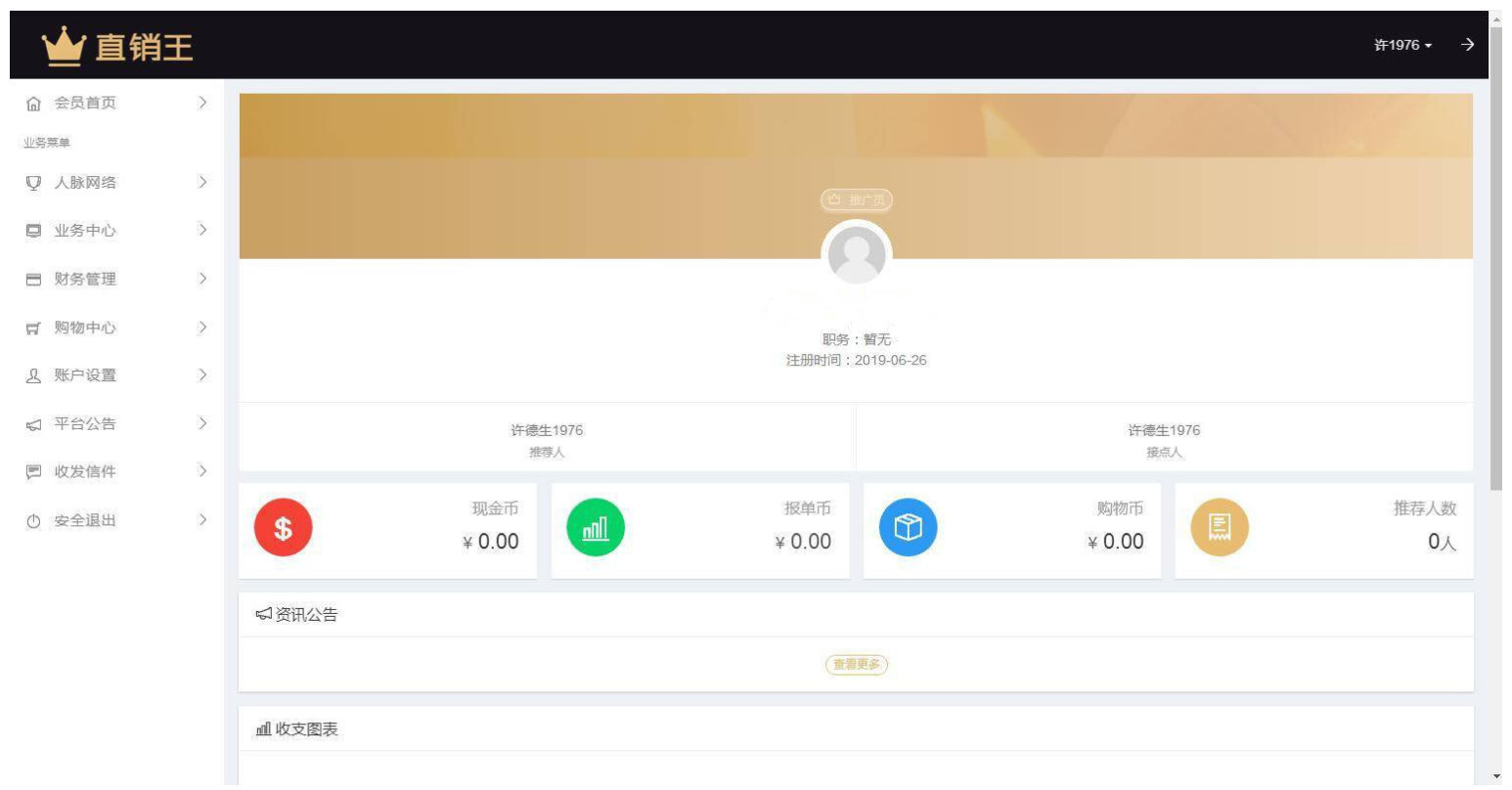 企业分销报单系统会员推广注册系统会员注册管理平台三级推广直销双轨自适应源码