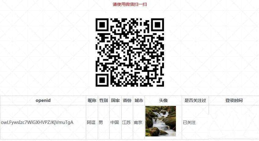 微信授权登录源码扫码公众号授权登录公众号关注授权登录PHP源码