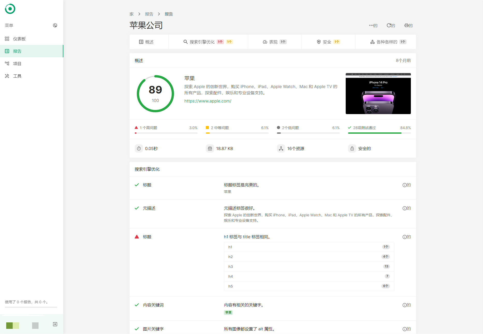 网站SEO报告系统源码代码工具平台PHP脚本功能国外版本未汉化版PHPRank