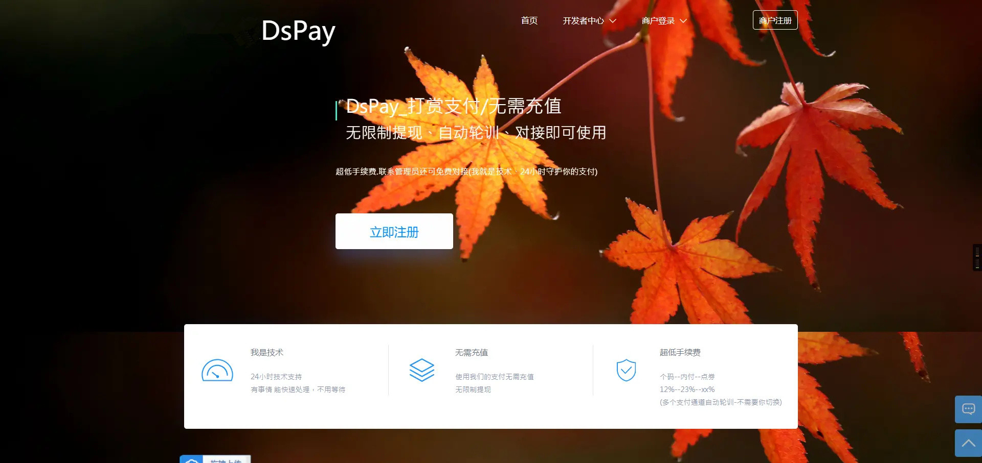第四方聚合支付源码个码免签支付自动生成收款码无需输入金额App监控源码DsPay